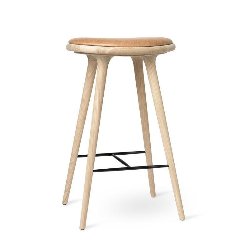 High Stool, Oak, Bar 29.1”