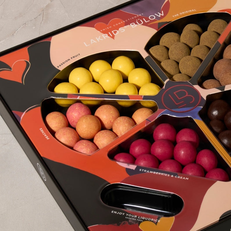 Liquorice / Love 2025 Collection - Heart Selection Box