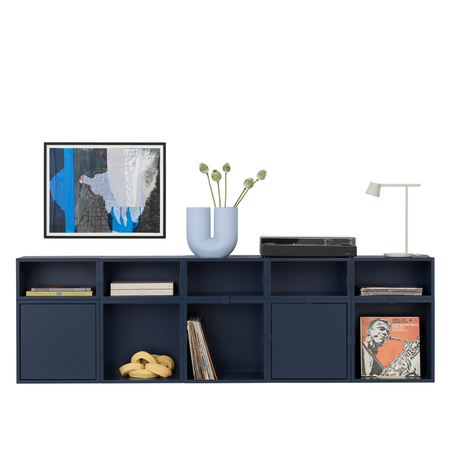 Stacked Storage System Sideboard