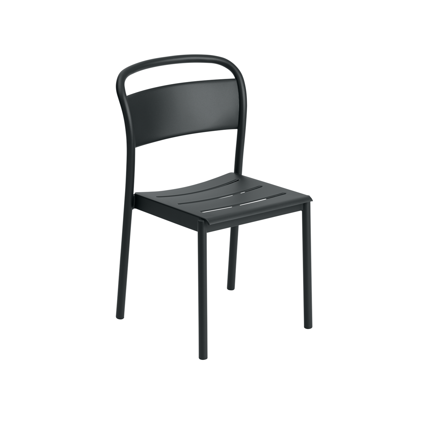 Linear Steel Side Chair