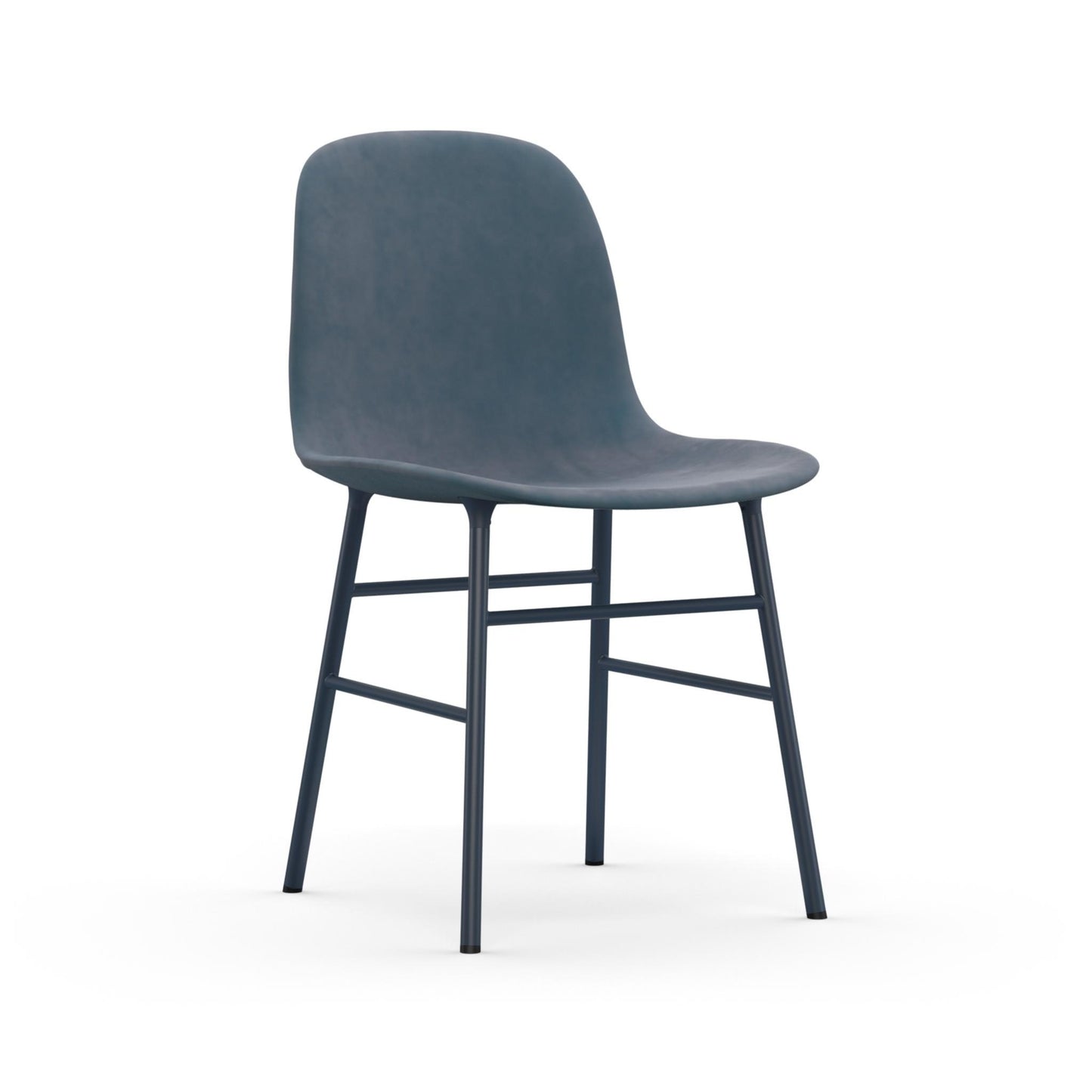 Form Chair Full Upholstery Black Steel
