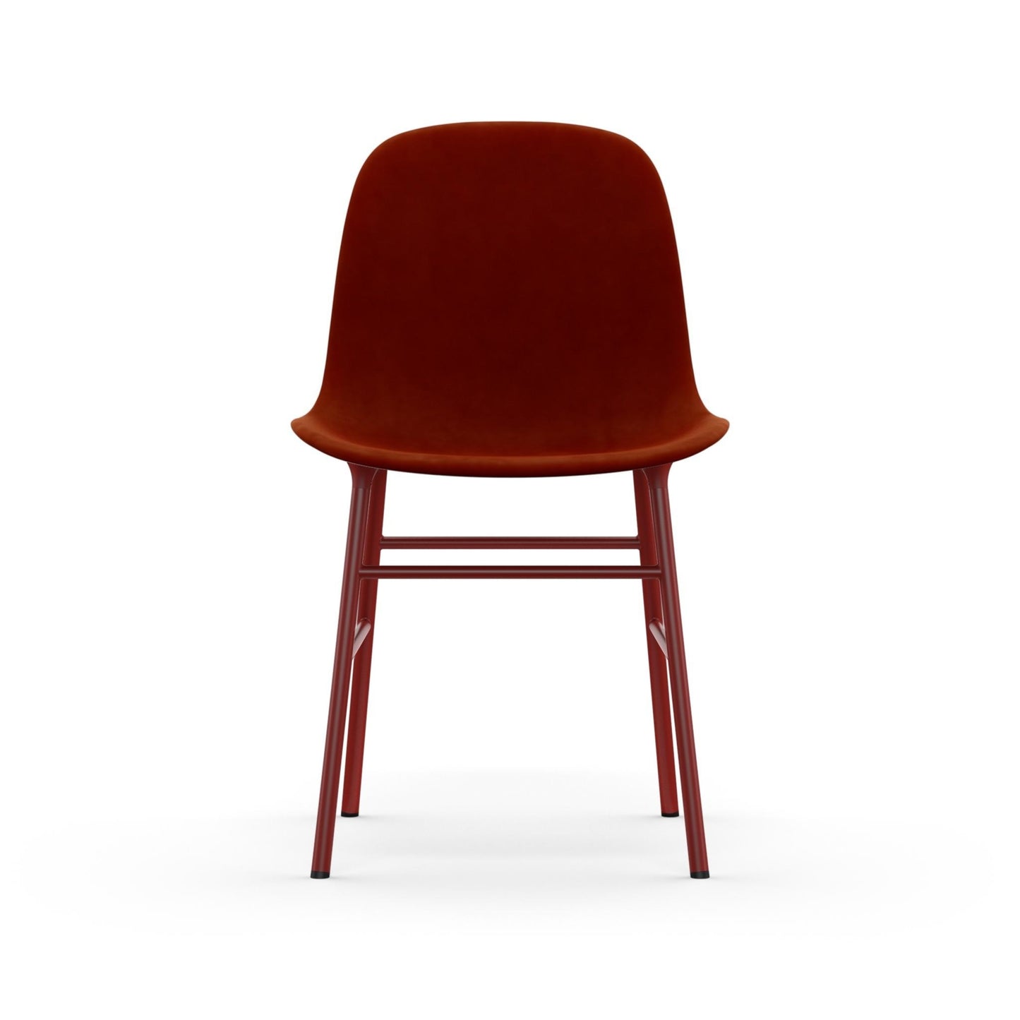 Form Chair Full Upholstery Black Steel