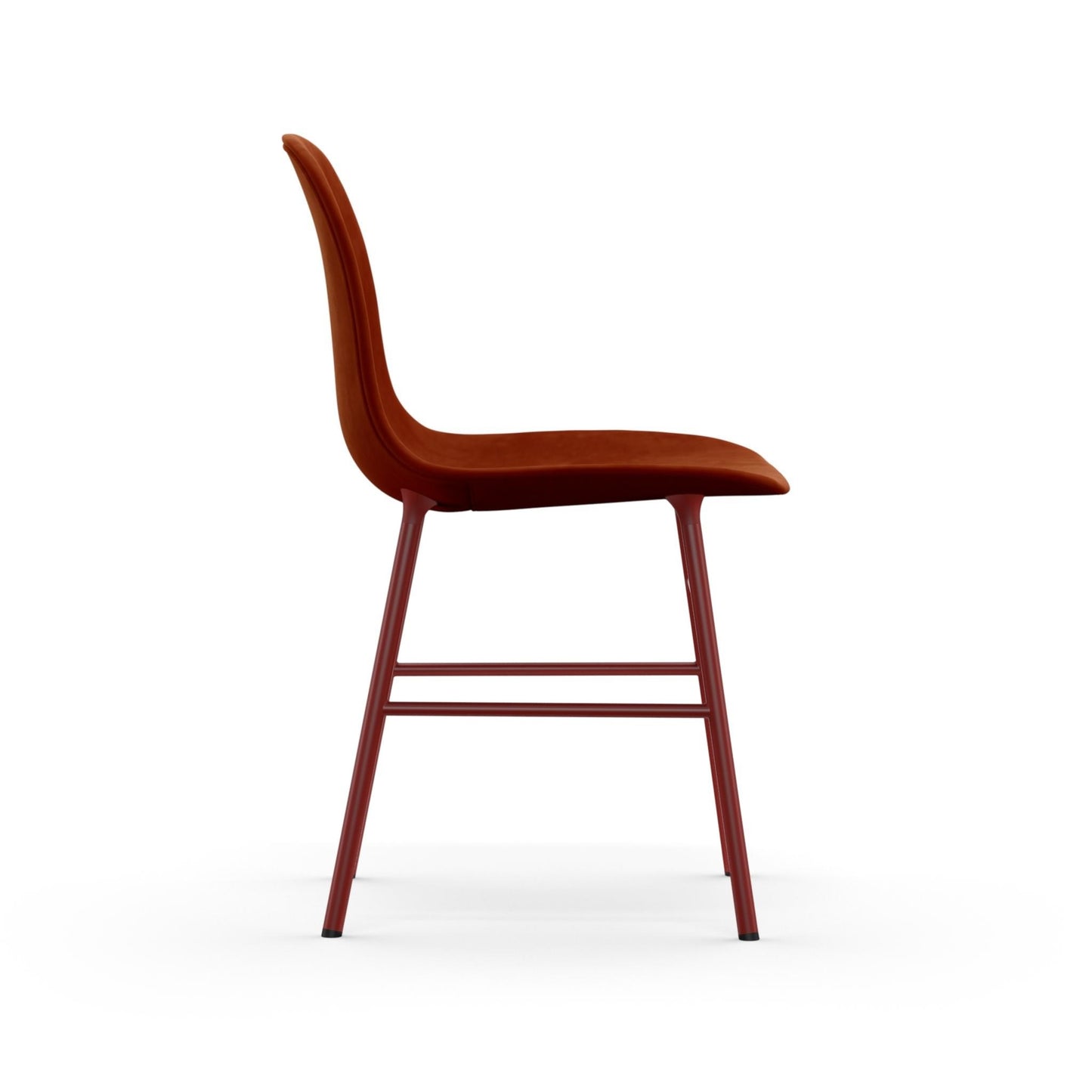 Form Chair Full Upholstery Black Steel