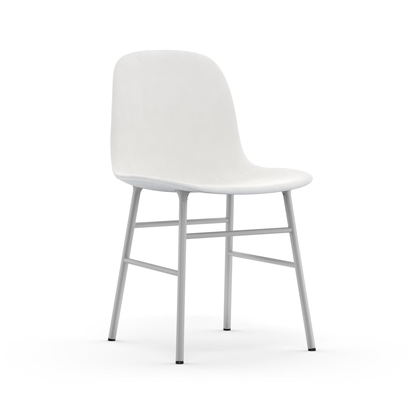 Form Chair Full Upholstery Black Steel