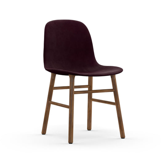 Form Chair Full Upholstery Walnut