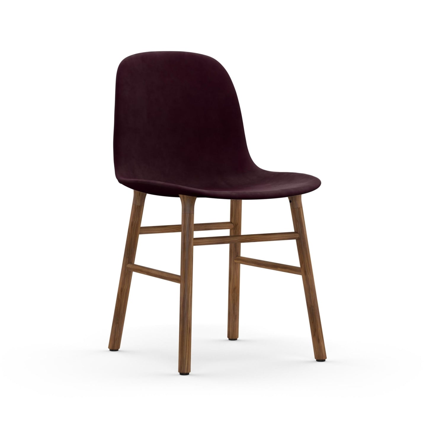Form Chair Full Upholstery Walnut