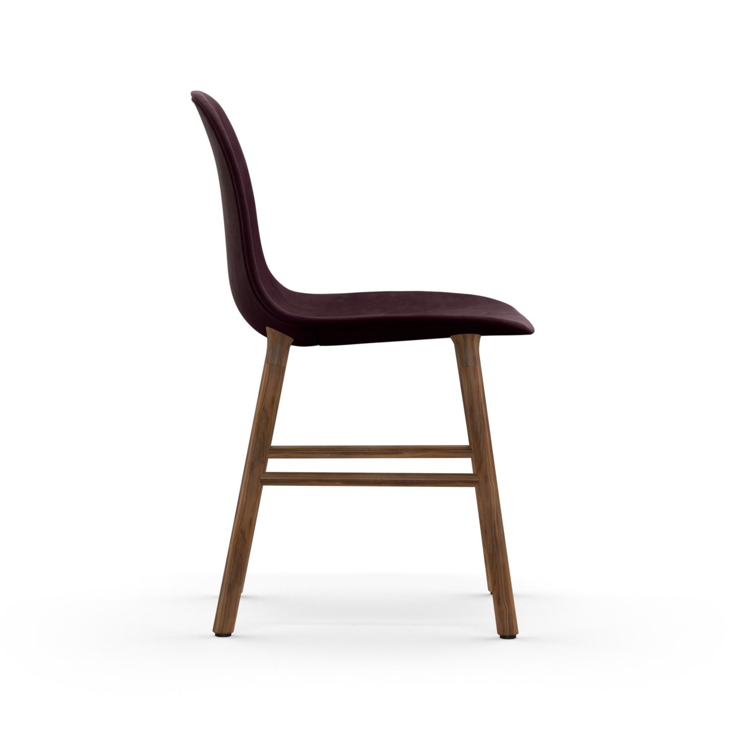 Form Chair Full Upholstery Walnut