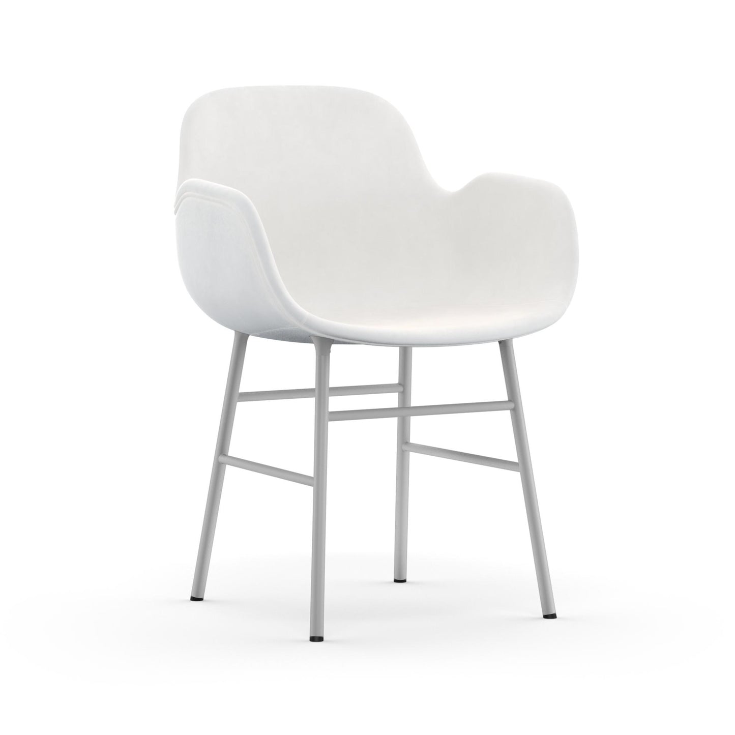 Form Armchair Full Upholstery Steel