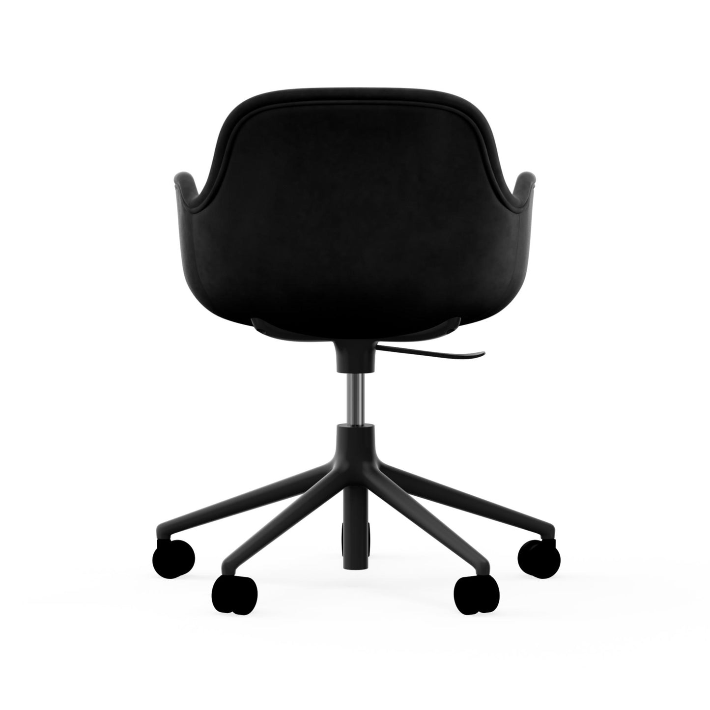 Form Armchair Swivel 5W Gaslift Full Uph. Black Alu