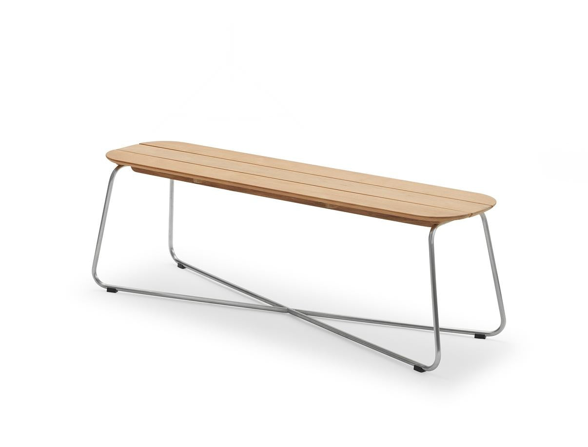 Lilium Bench Teak|Stainless Steel