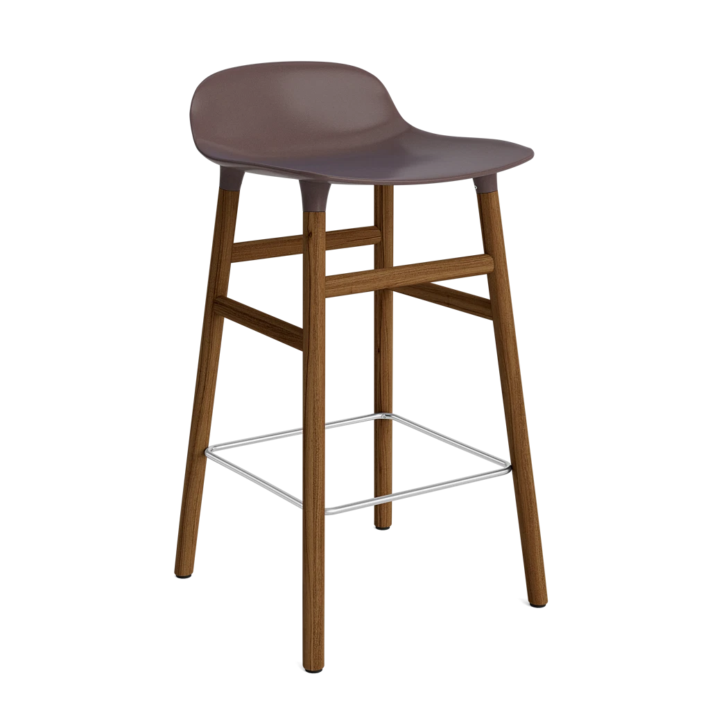 Form Barstool 65 cm Walnut
