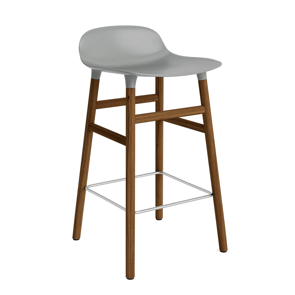 Form Barstool 65 cm Walnut