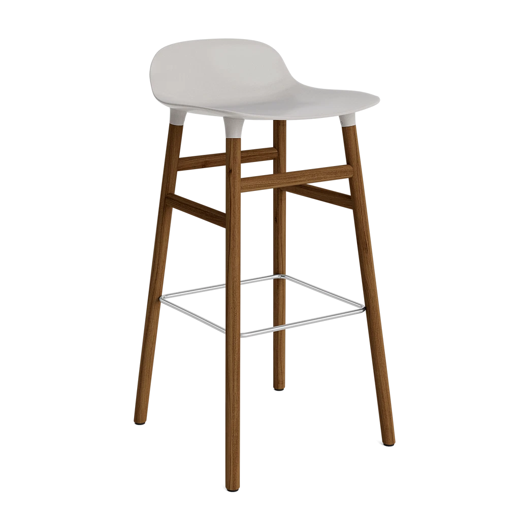 Form Barstool 75 cm Walnut