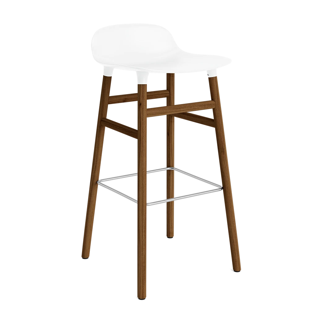 Form Barstool 75 cm Walnut