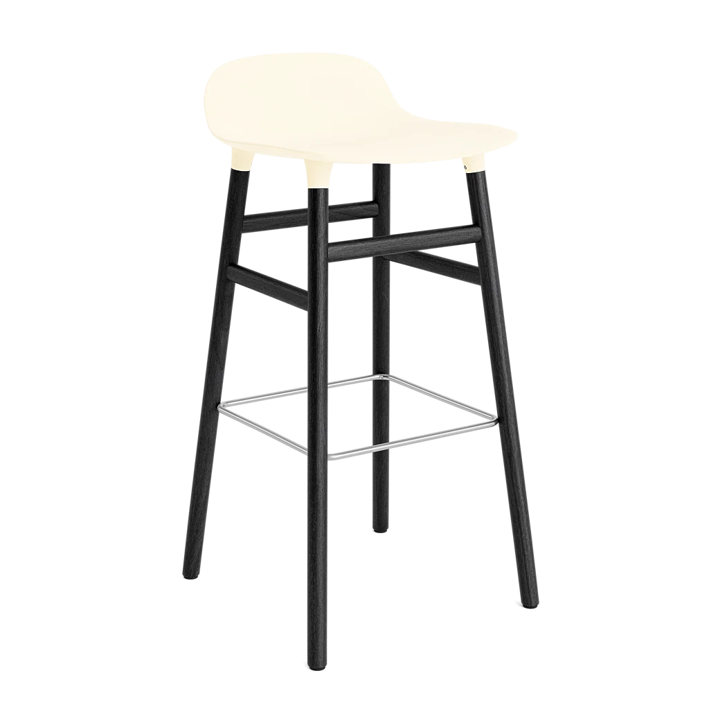 Form Barstool 75 cm Black Oak