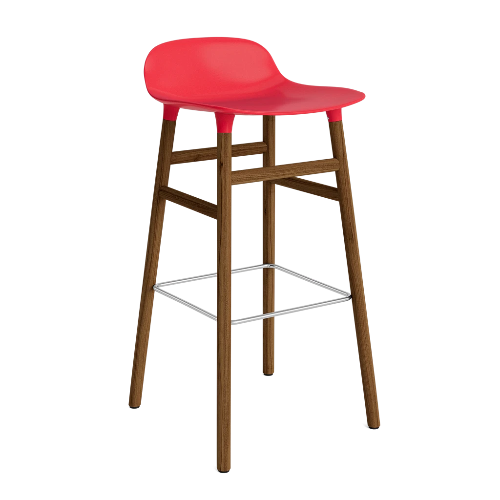 Form Barstool 75 cm Walnut