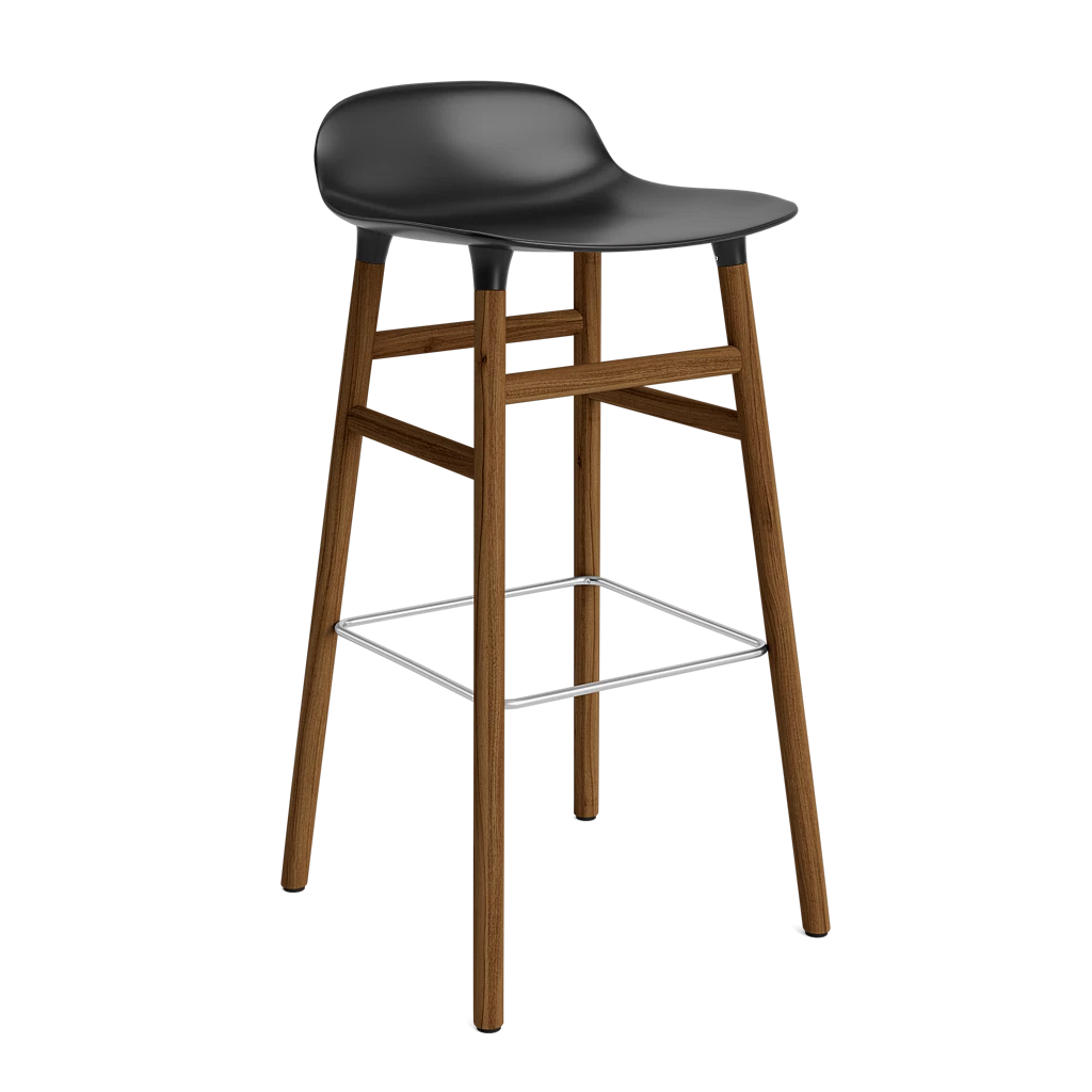 Form Barstool 75 cm Walnut
