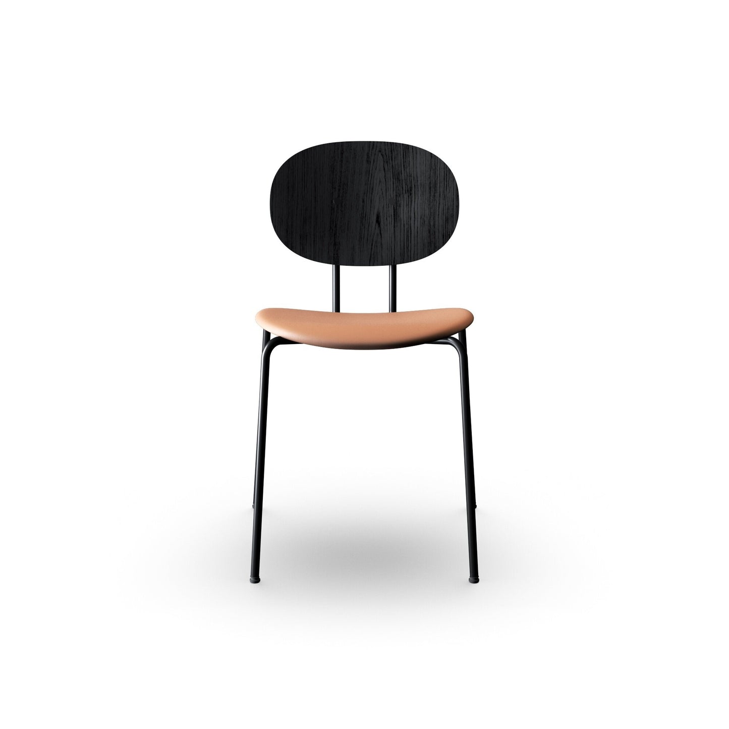 Piet Hein Chair - Black Steel - Full Upholstered