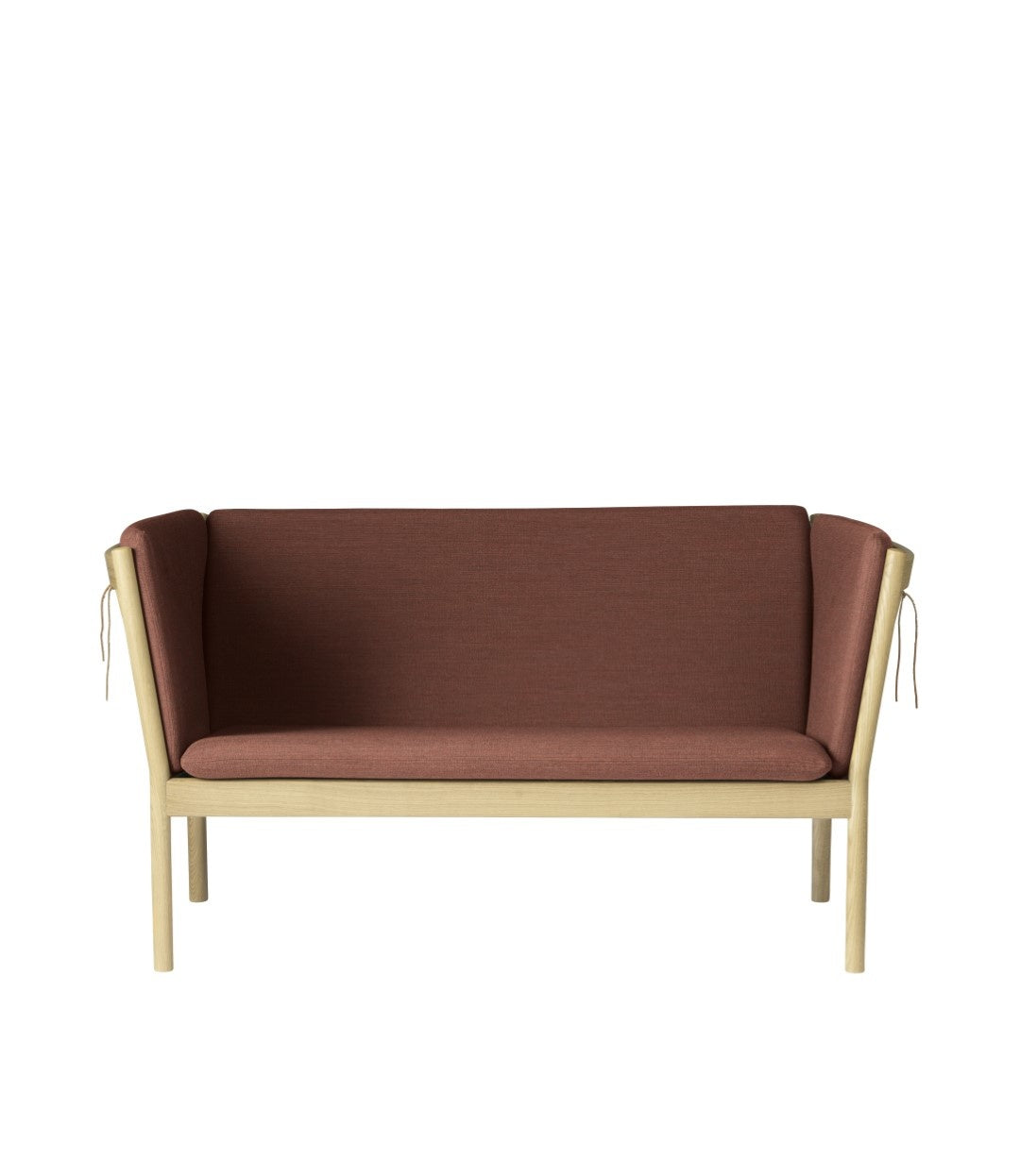 J148 - 2-person couch Natural Lacquered Oak