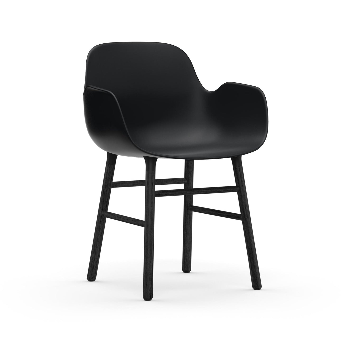 Form Armchair Black Oak