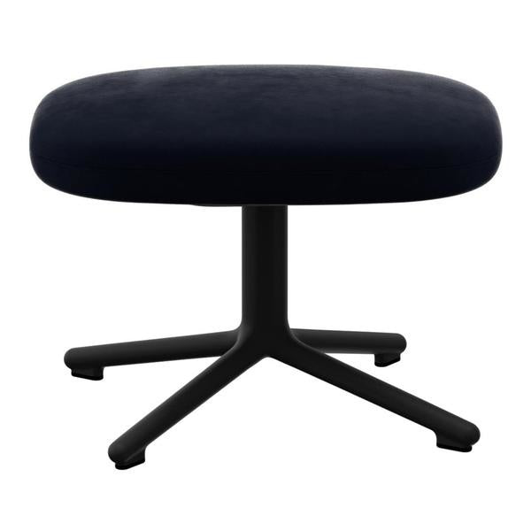 Era Footstool Black Alu