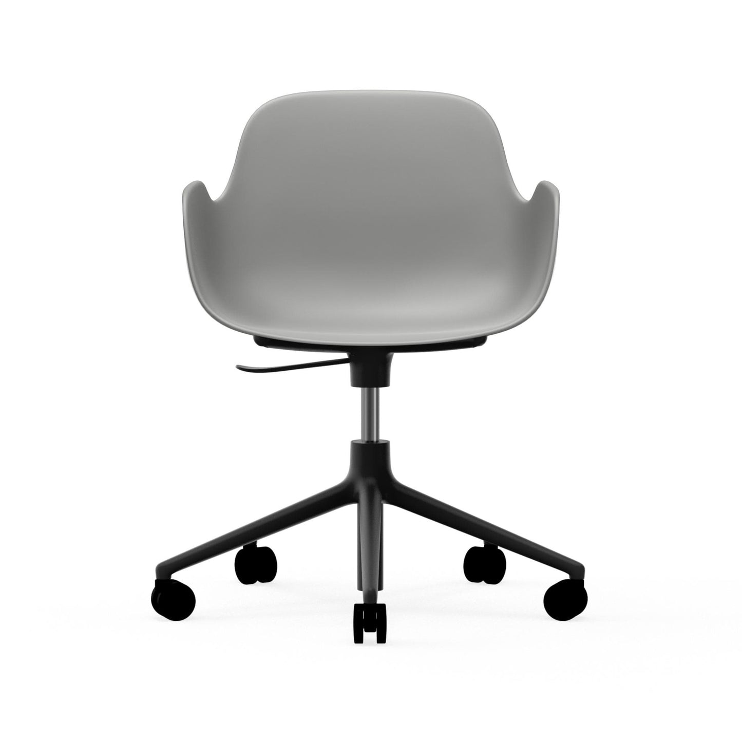 Form Armchair Swivel 5W Gaslift Black Alu