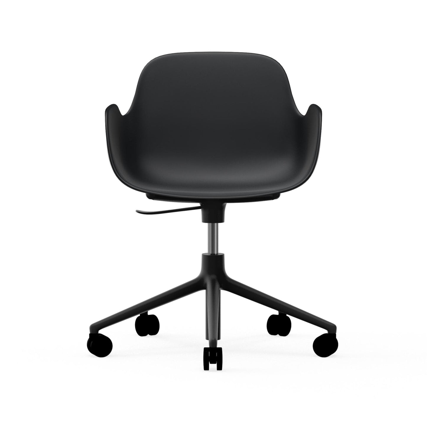 Form Armchair Swivel 5W Gaslift Black Alu