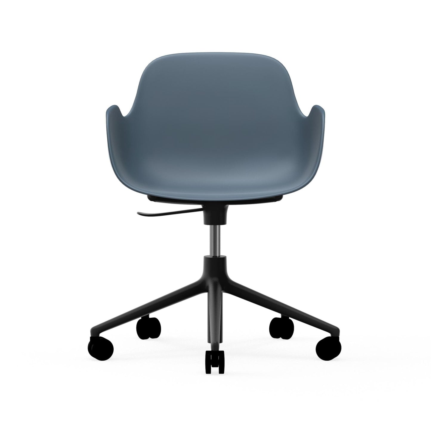 Form Armchair Swivel 5W Gaslift Black Alu