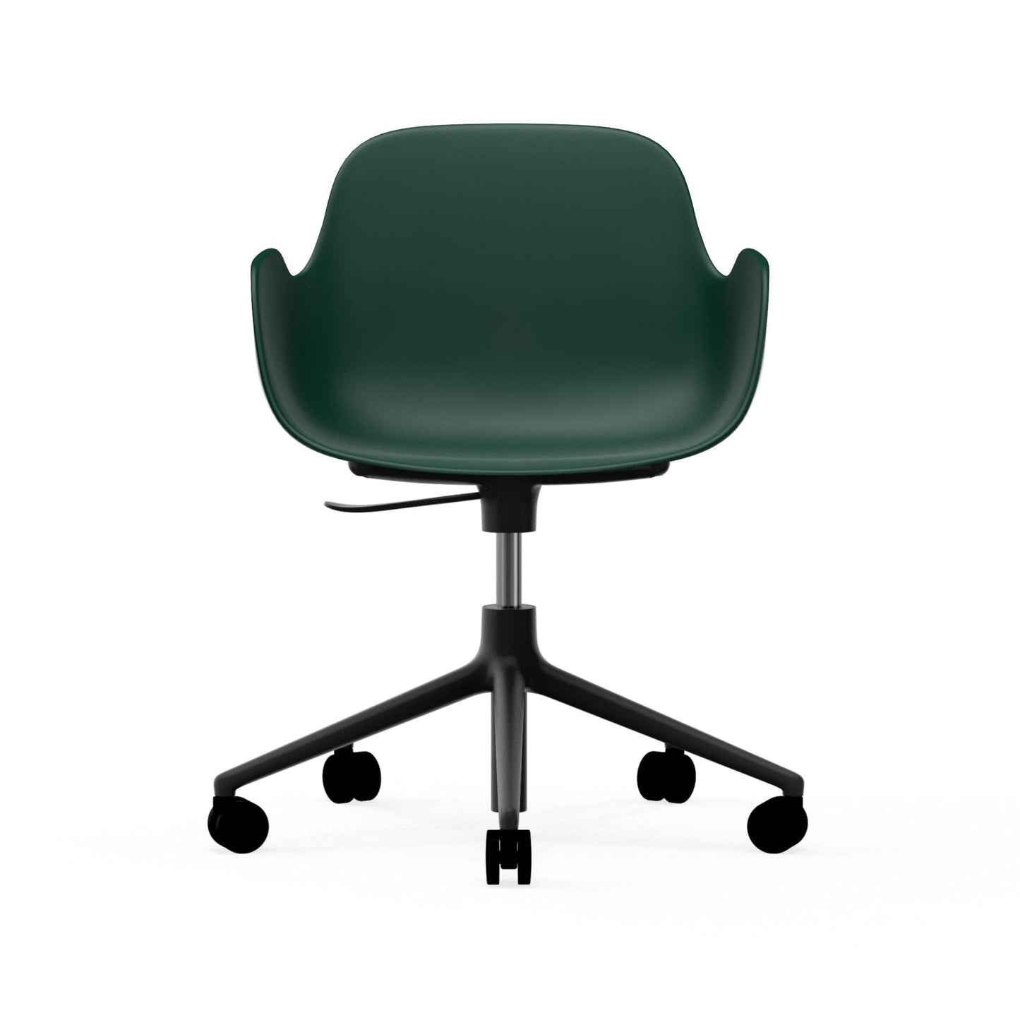 Form Armchair Swivel 5W Gaslift Black Alu