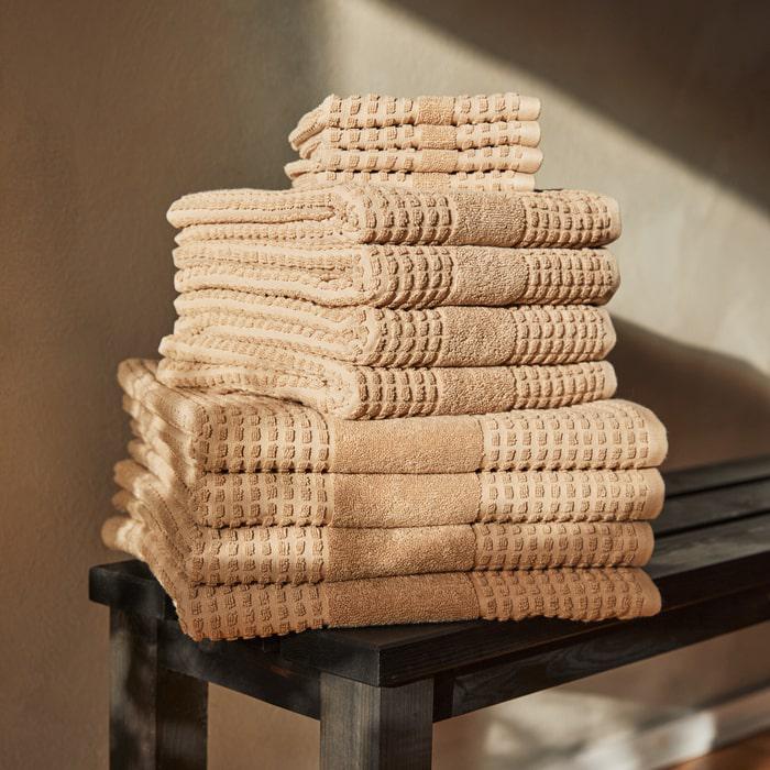 Check Towels, Sand