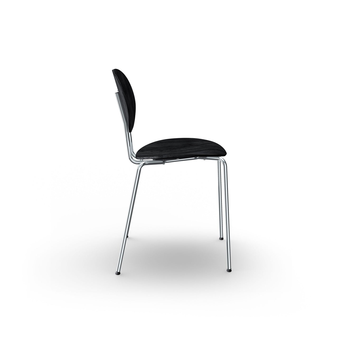 Piet Hein Chair - Chrome - Wooden Back