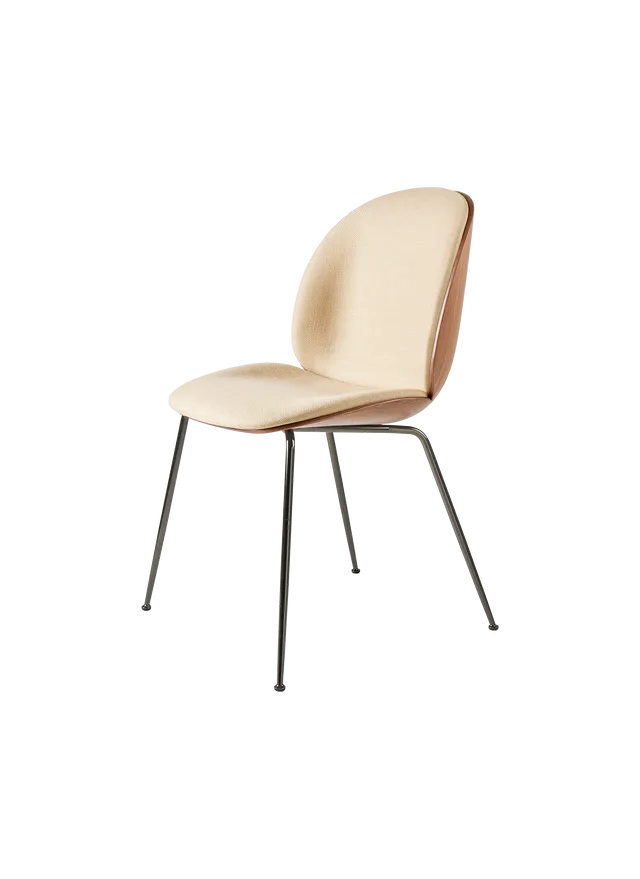 Beetle Dining Chair, 3D Veneer - Front Upholstered