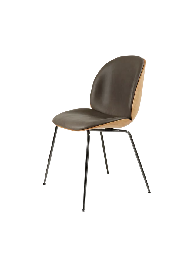 Beetle Dining Chair, 3D Veneer - Front Upholstered