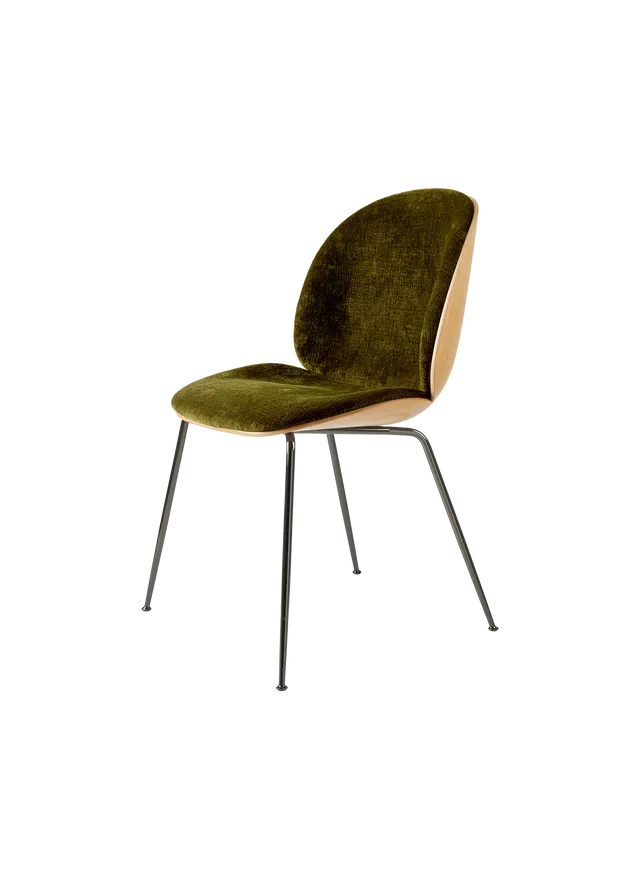 Beetle Dining Chair, 3D Veneer - Front Upholstered