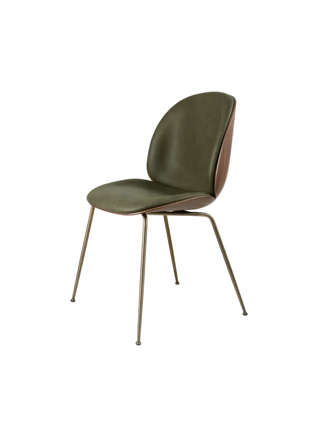 Beetle Dining Chair, 3D Veneer - Front Upholstered