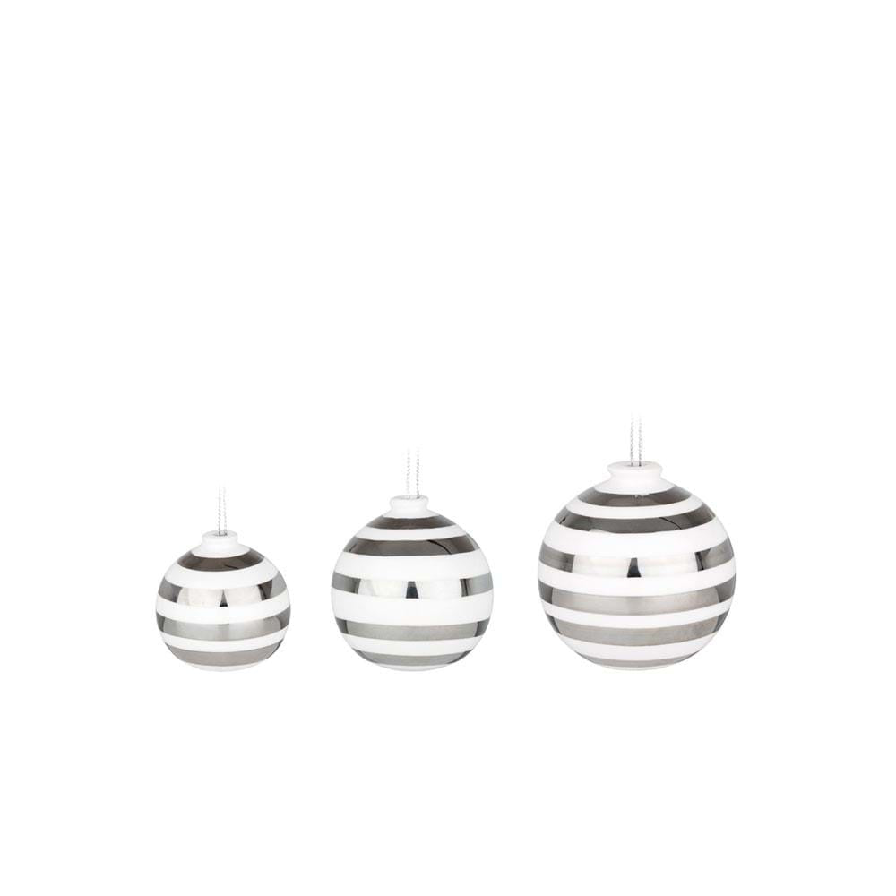 Omaggio Christmas Baubles 3 pcs.