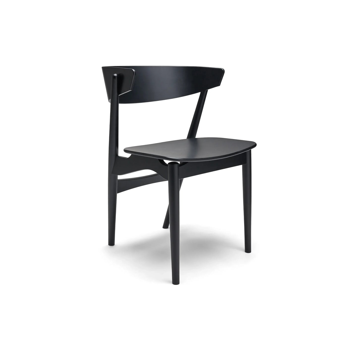 No. 7 Dining Chair, Wooden Seat