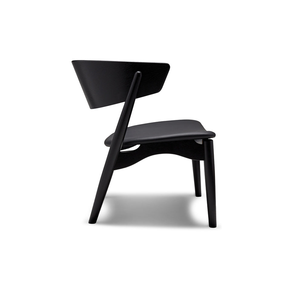 Sibast No. 7 Lounge Chair - Wooden Backrest/Upholstered Seat