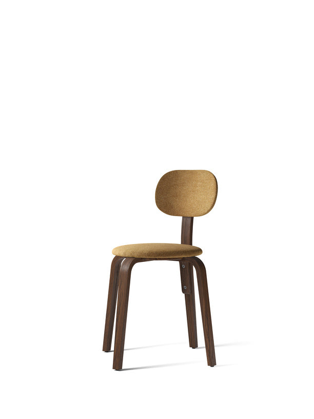 Afteroom Plus, Wooden Base Dining Chair, Upholstered