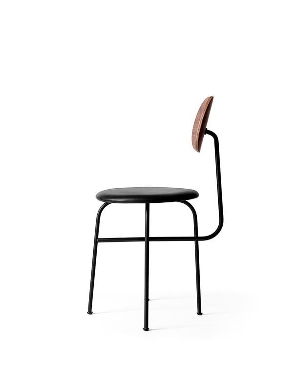 Afteroom Chair Plus, Dining Height, Black Steel Frame, Upholstered