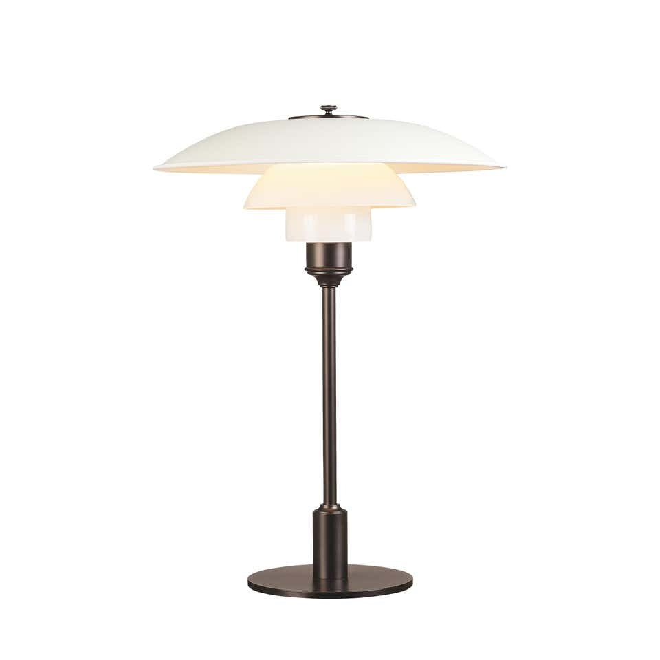 PH 3.5-2.5 Table Lamp with Aluminum Top Shade