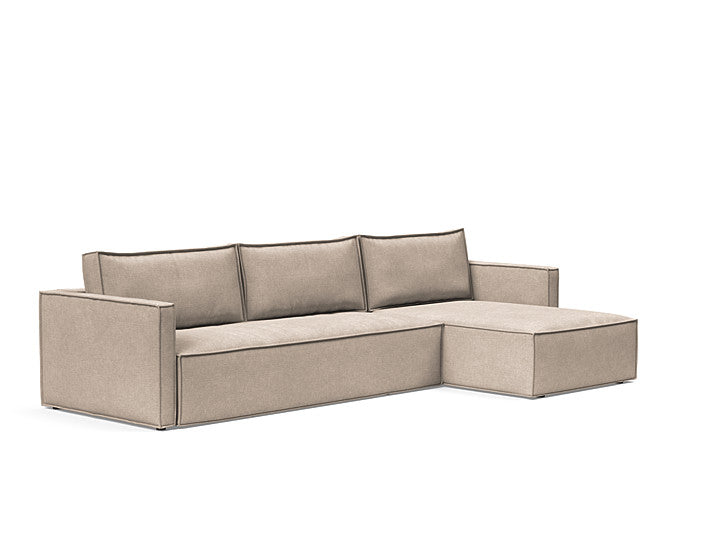 Newilla Sofa with Lounger, Slim Arm