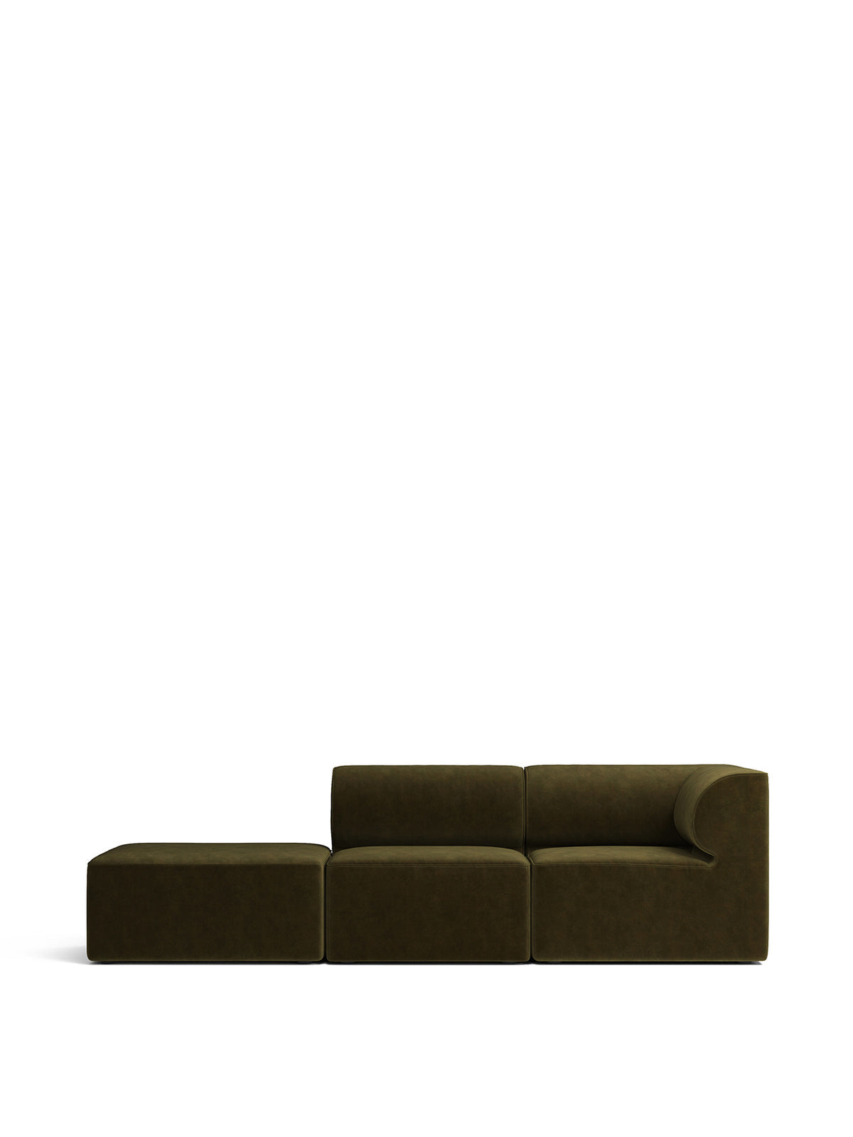Eave 3-Seater, Corner-Right w/Pouf