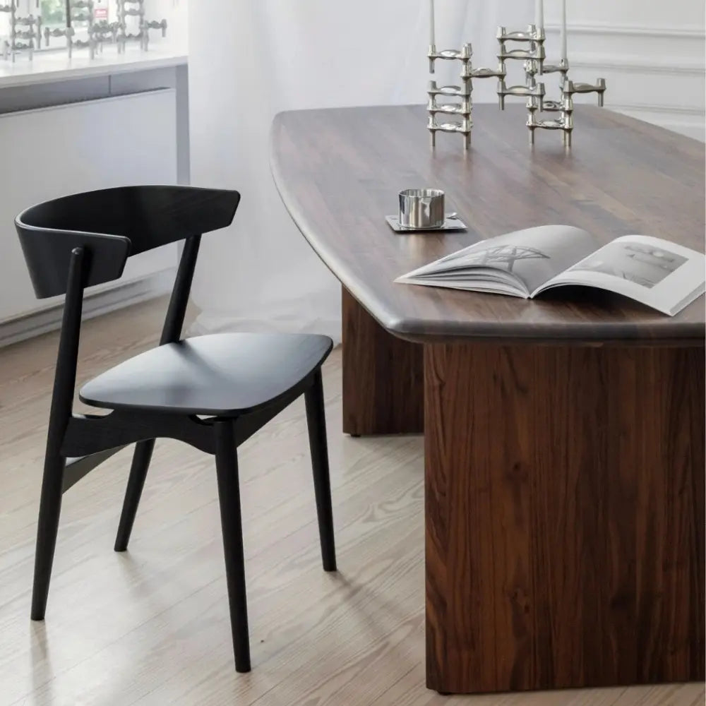 No. 7 Dining Chair, Wooden Seat