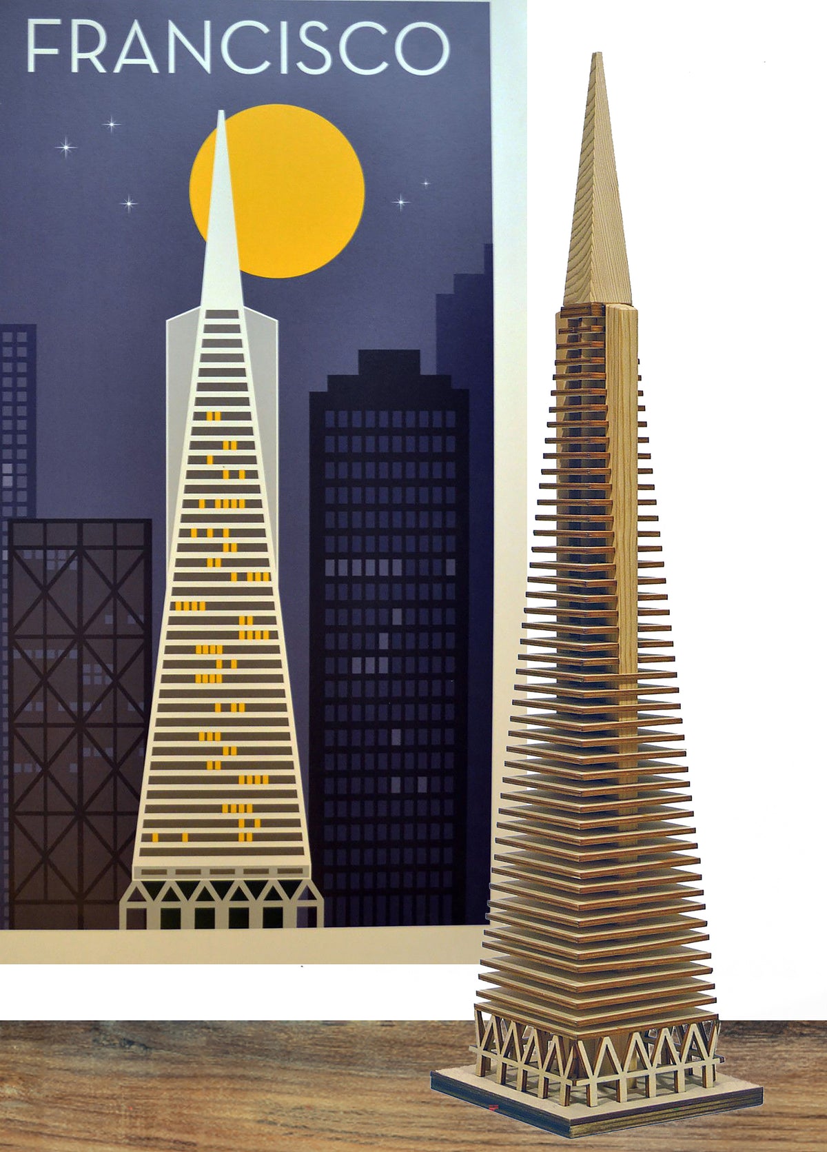 TransAmerica Wood Model