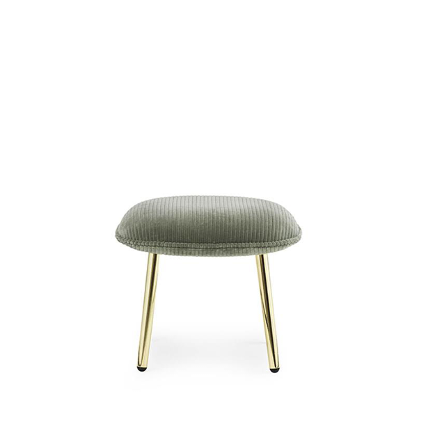 Ace Footstool Brass