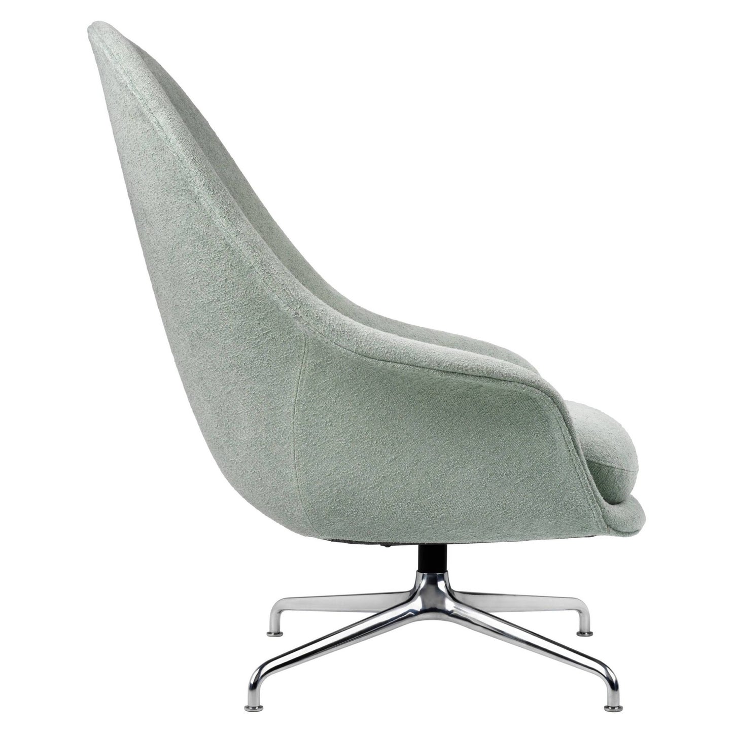 Bat Lounge Chair - Fully Upholstered, High back, 4-star base
