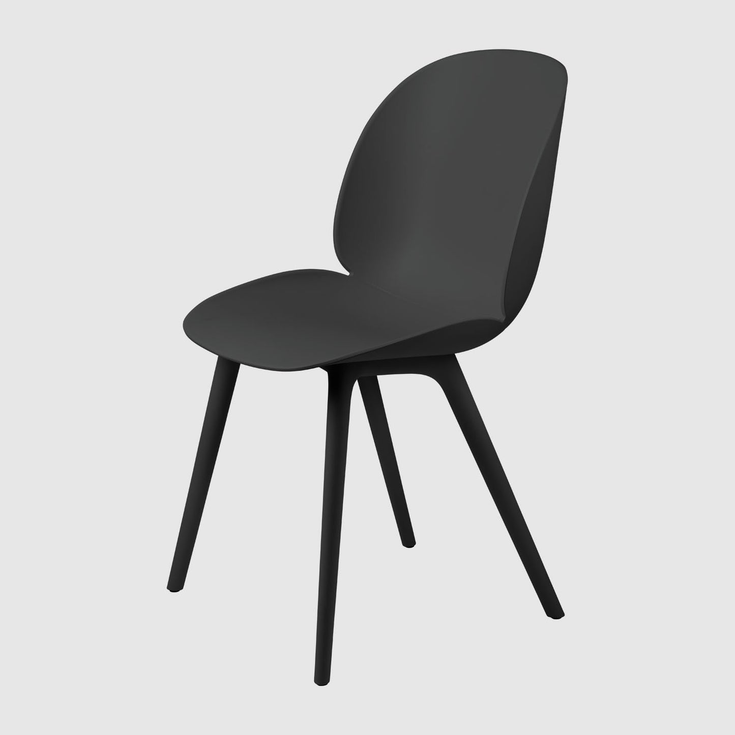 Beetle Dining Chair, Plastic, Un-Upholstered