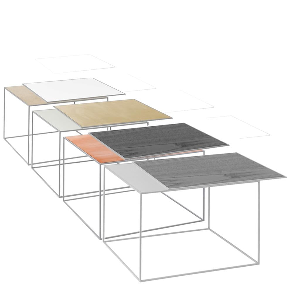 Twin 49 table, Black frame