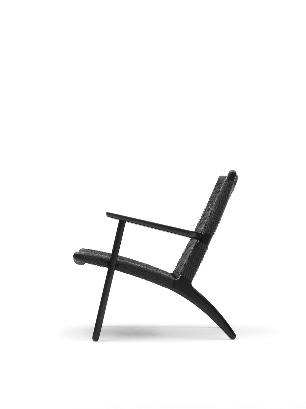 CH25 Lounge Chair Black Cord